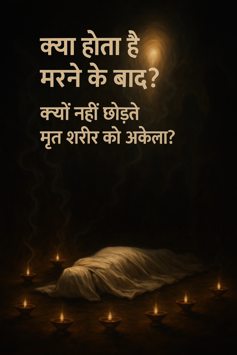 “क्या होता है मरने के बाद? क्यों नहीं छोड़ते मृत शरीर को अकेला ?