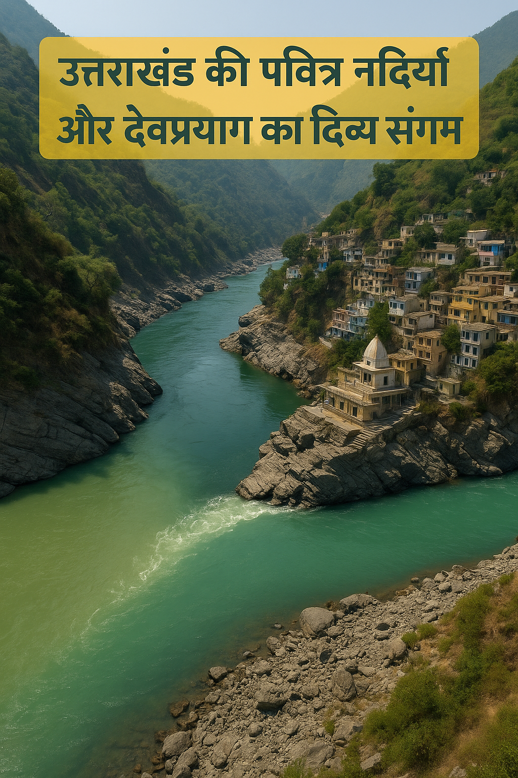 "उत्तराखंड की पवित्र नदियाँ और देवप्रयाग का दिव्य संगम"