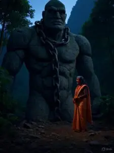 "50 फीट लंबा रहस्यमयी प्राणी जिसे एक अघोरी ने बाँधा"