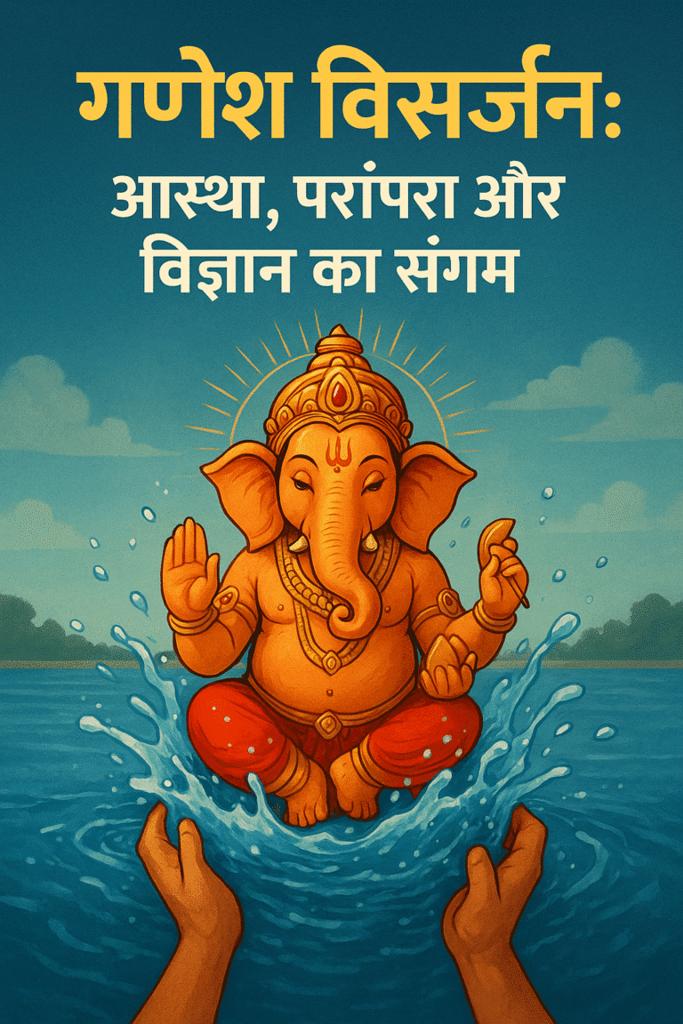 “गणपति बप्पा मोरया! विसर्जन के पीछे छुपे आध्यात्मिक और वैज्ञानिक तथ्य”