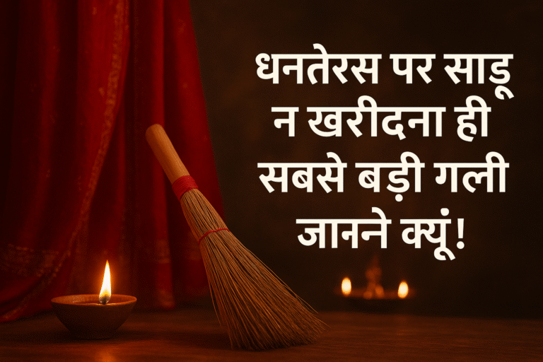 धनतेरस में झाड़ू न खरीदना — सबसे बड़ी गलती क्यों है ?