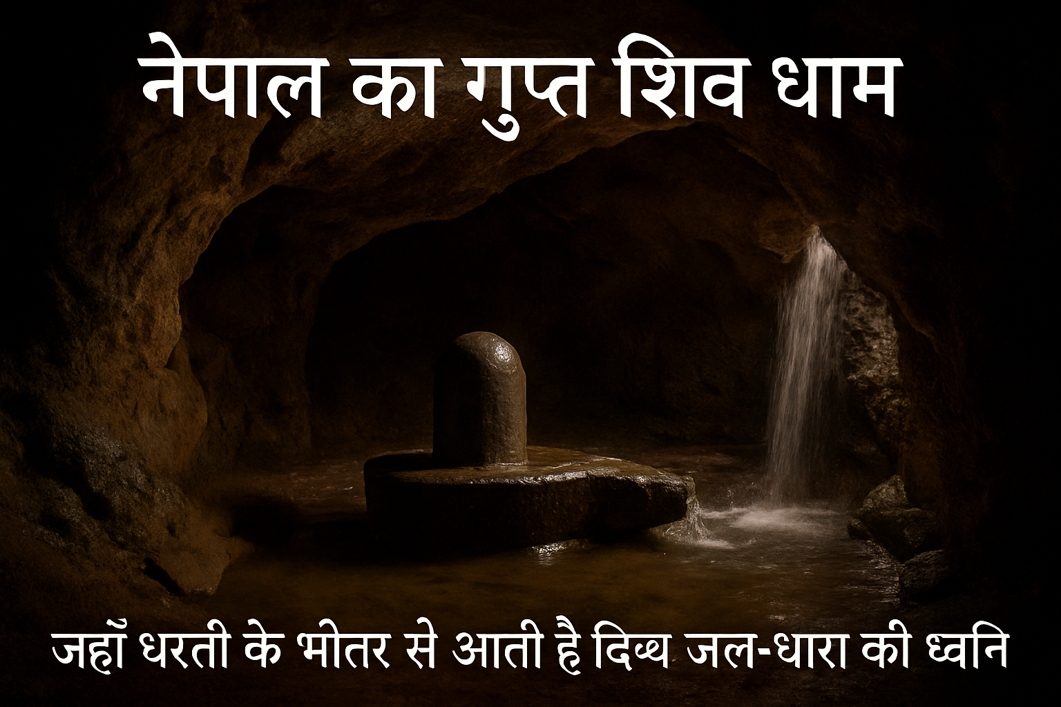 नेपाल में धरती के नीचे स्थित रहस्यमयी शिव गुफा जहाँ जल-धारा की ध्वनि सुनाई देती है