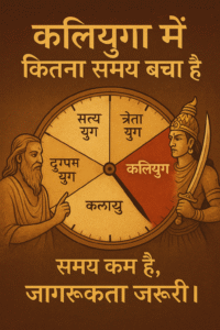 कलियुग में कितना समय बचा है — प्राचीन शास्त्रों के अनुसार समय चक्र का चित्र