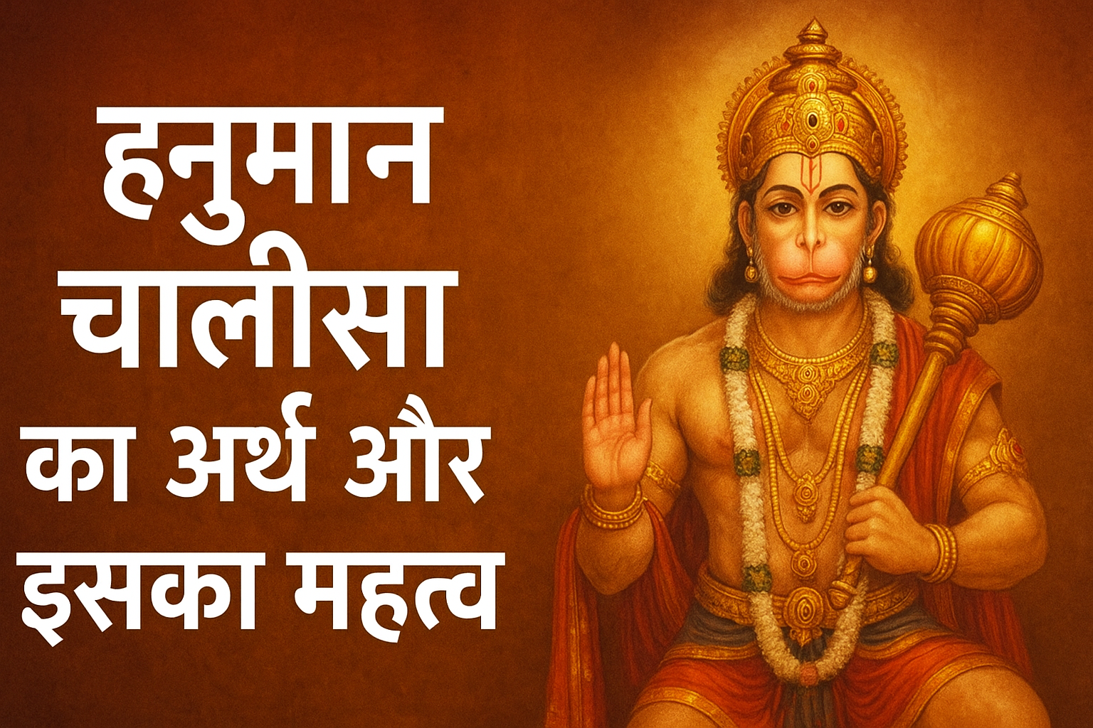 हनुमान चालीसा का अर्थ महत्व