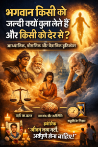 भगवान किसी को जल्दी क्यों बुला लेते हैं और किसी को देर से – कर्म, आत्मा और जीवन मृत्यु का रहस्य