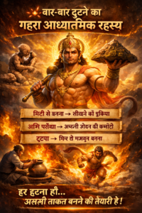 इंसान का मिट्टी से बनना, बार-बार टूटना और अग्नि में तपकर मजबूत बनना – आध्यात्मिक रहस्य