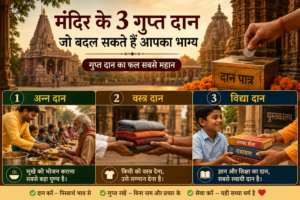 Mandir Ke 3 Gupt Daan Jo Bhagya Badal Sakte Hain